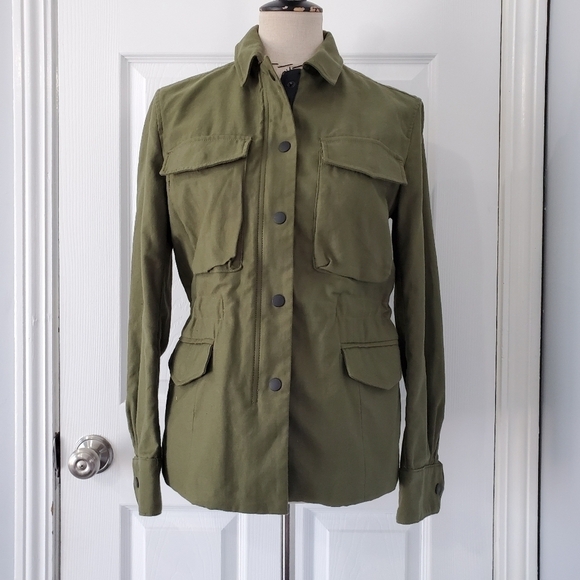 Rag & Bone Field Utility Jacket in Olive - Picture 2 of 8